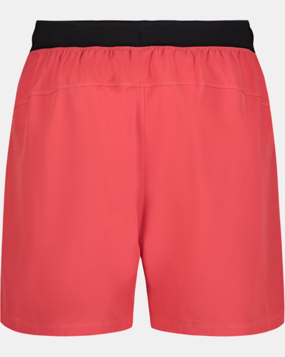 Men's UA Comfort Waistband Notch Shorts, Red, pdpMainDesktop image number 6